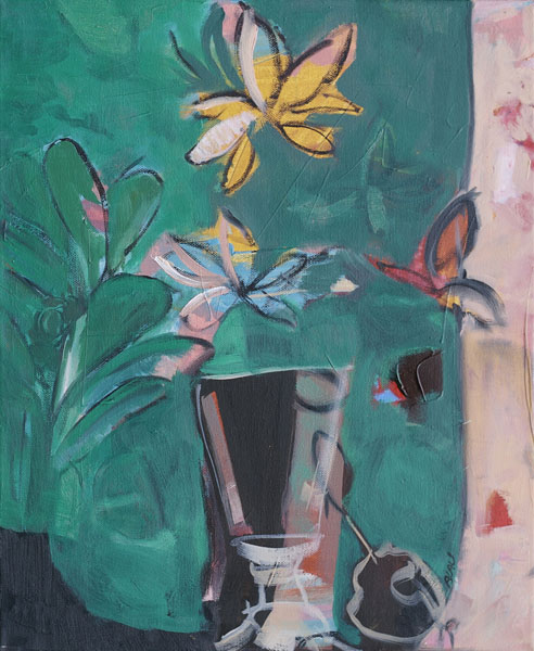 Verre - 8F - huile sur toile